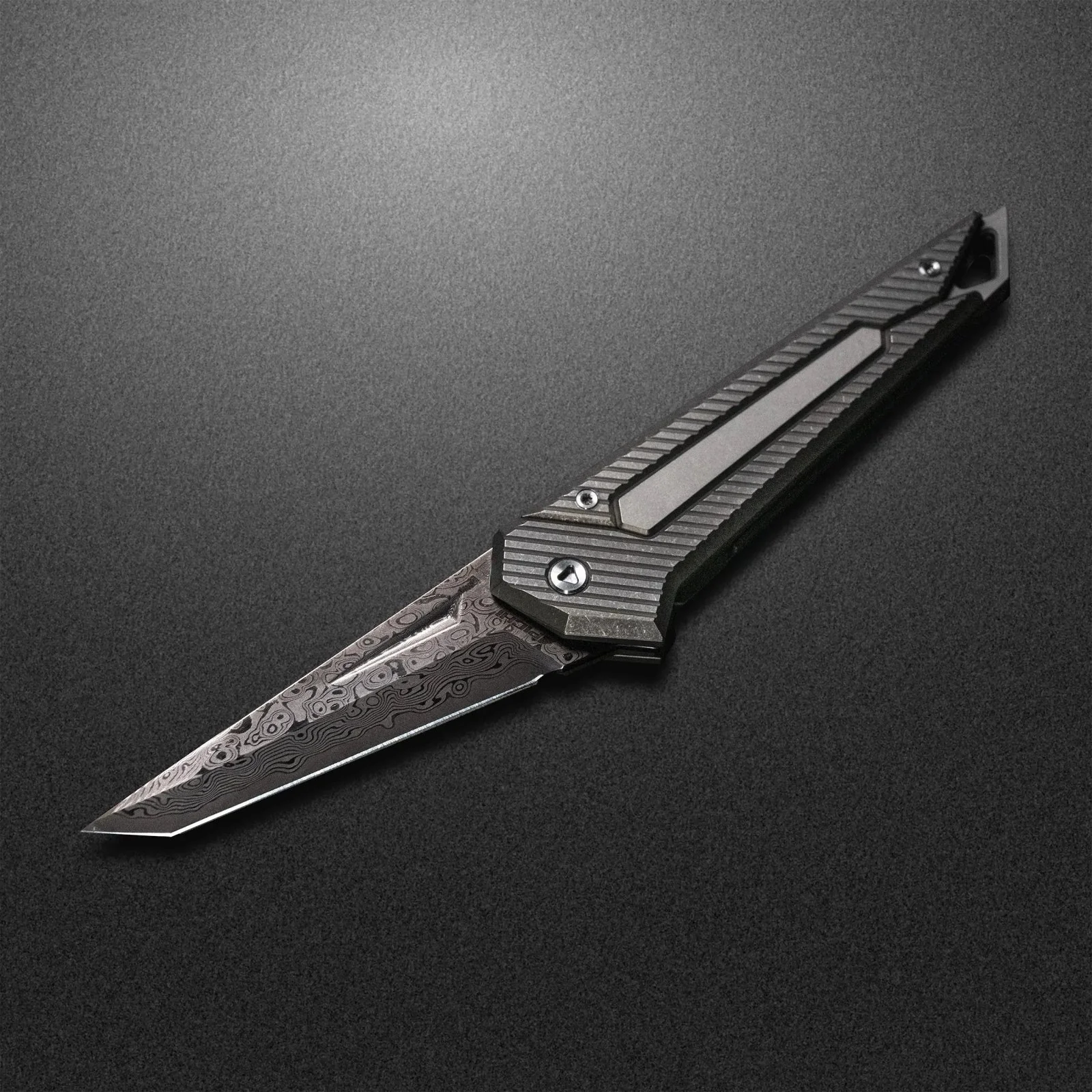 Damascus KAMETA - SW Titanium Scales - Image 7