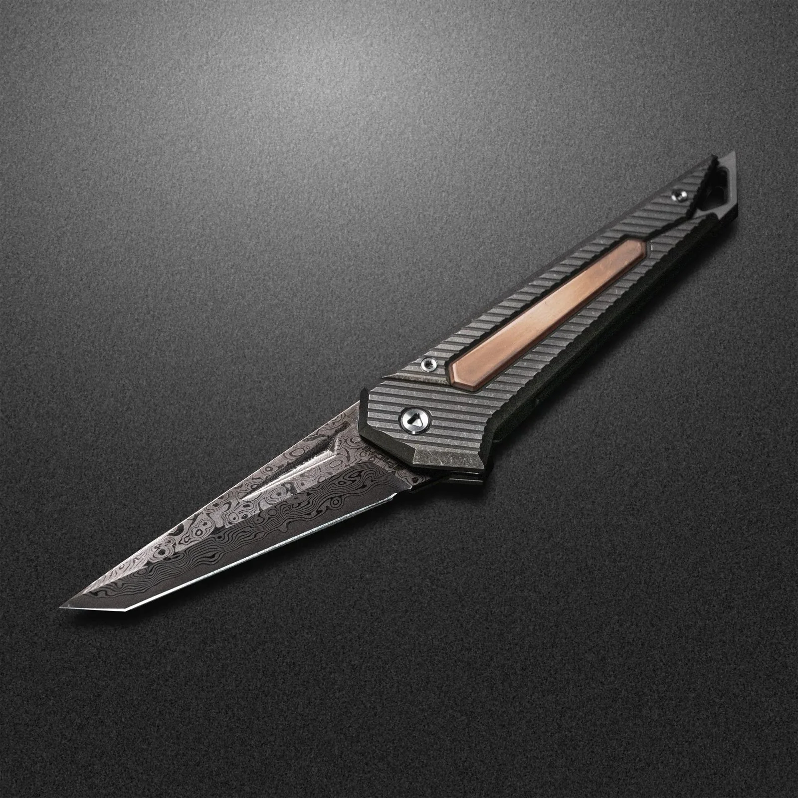 Damascus KAMETA - SW Titanium Scales - Image 9